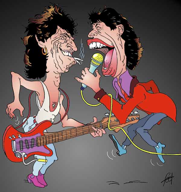 Rolling Stones Cartoon